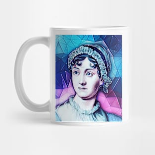 Jane Austen Snow Portrait | Jane Austen Artwork 6 Mug